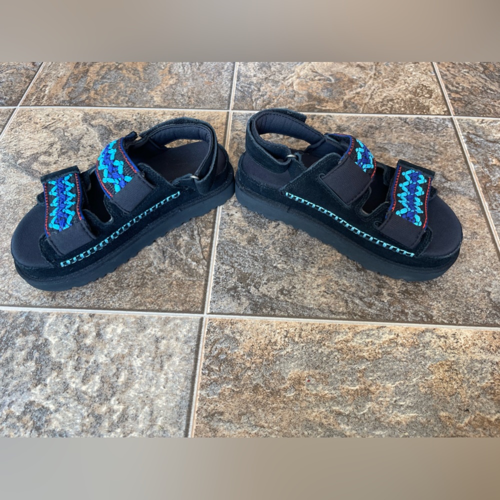 Ugg Heritage Embroidered Braid Platform Sandal- B… - image 2